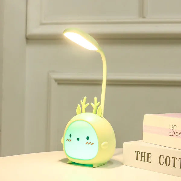 LED Kawaii Wild Animal Night Light-4 Colors-4 Wild Animal Styles,Desk Lamp,The Gift Dimension