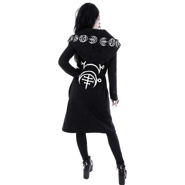 Long Gothic Hoodie Back Shot
