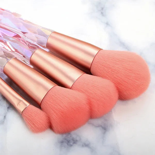 Geometric Ombre Makeup Brush-10 piece set,Makeup Brush Set,The Gift Dimension