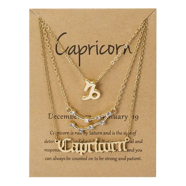 Zodiac Sign Necklace,Necklace,The Gift Dimension
