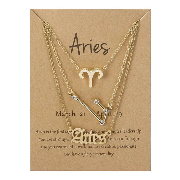 Zodiac Sign Necklace,Necklace,The Gift Dimension