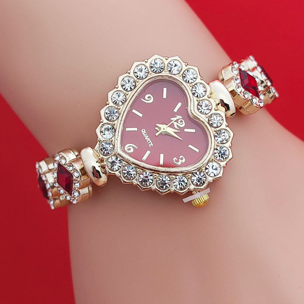 Fashion Heart Quartz Watch Women's Jewelry Set Valentine's Day Gift