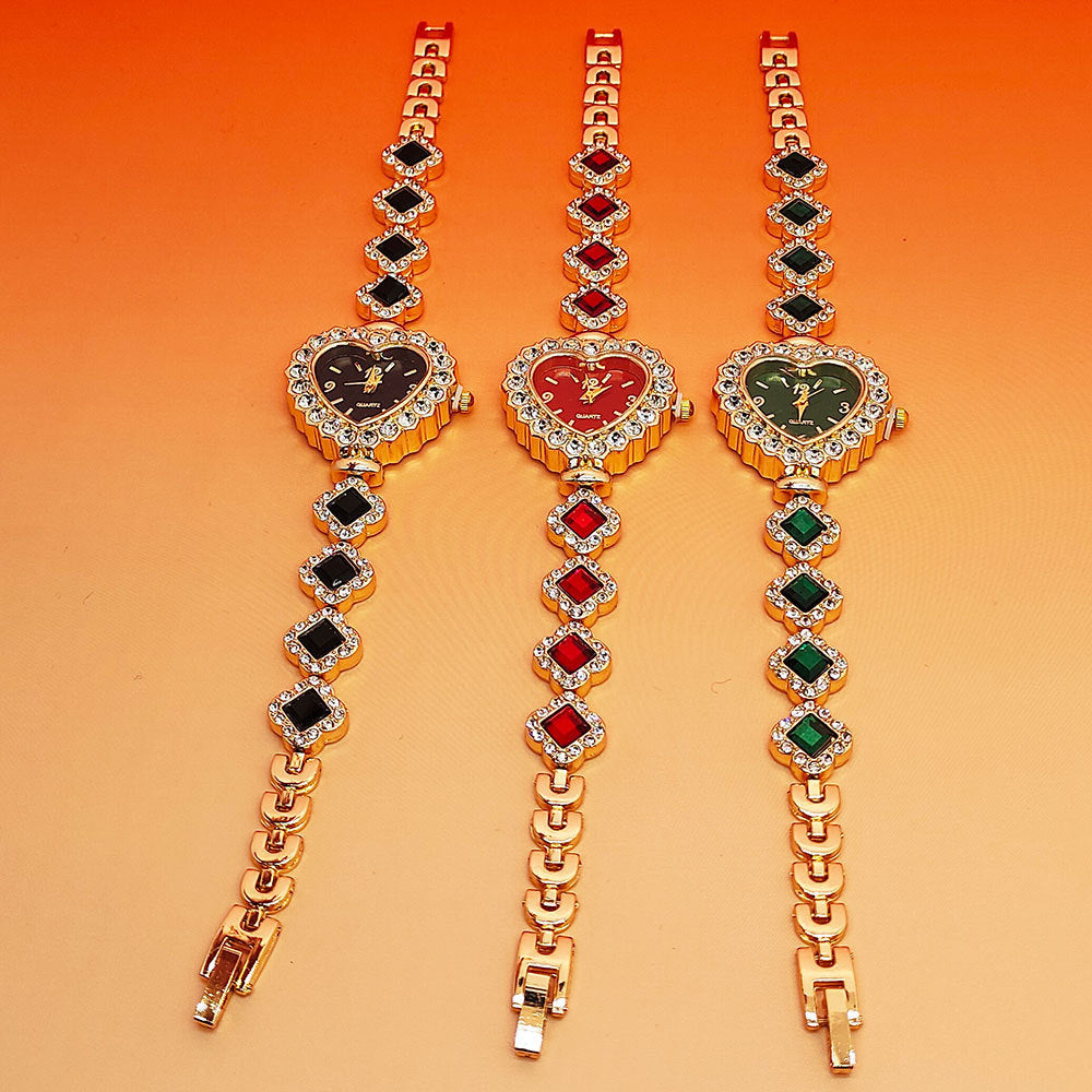 Fashion Heart Quartz Watch Women's Jewelry Set Valentine's Day Gift