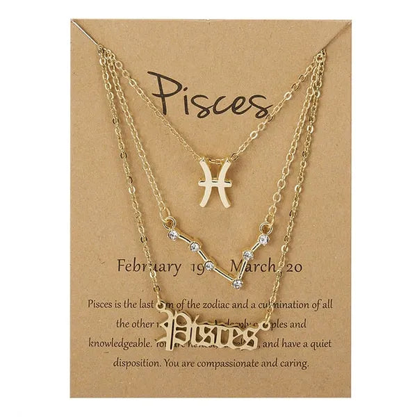 Zodiac Sign Necklace,Necklace,The Gift Dimension