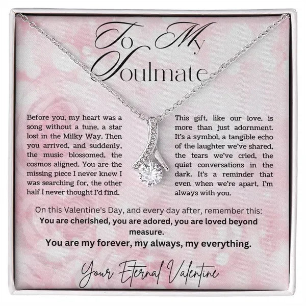 For my Soulmate, Valentine's Alluring Beauty Tear Drop Necklace Available in 14K white gold, 18k yellow gold finishes. Style 2,Necklaces,The Gift Dimension