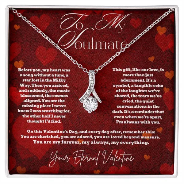 For my Soulmate, Valentine's Alluring Beauty Tear Drop Necklace Available in 14K white gold, 18k yellow gold finishes. Style 7,Necklaces,The Gift Dimension
