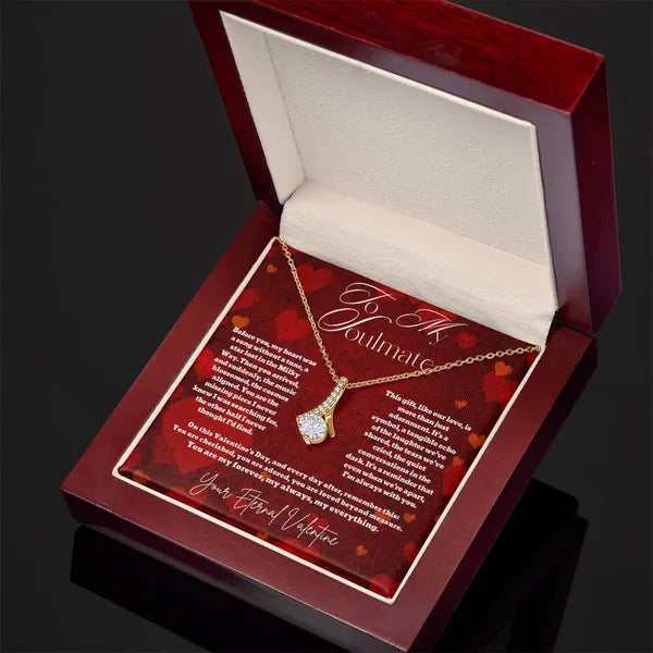 For my Soulmate, Valentine's Alluring Beauty Tear Drop Necklace Available in 14K white gold, 18k yellow gold finishes. Style 7,Necklaces,The Gift Dimension