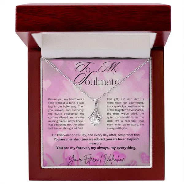 For my Soulmate, Valentine's Alluring Beauty Tear Drop Necklace Available in 14K white gold, 18k yellow gold finishes. Style 8,Necklaces,The Gift Dimension