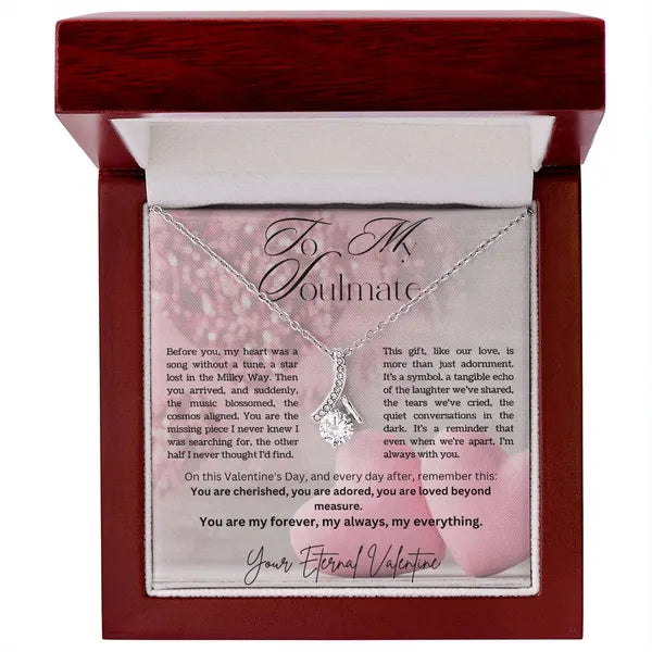 For my Soulmate, Valentine's Alluring Beauty Tear Drop Necklace Available in 14K white gold, 18k yellow gold finishes. Style 9,Necklaces,The Gift Dimension