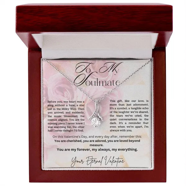 For my Soulmate, Valentine's Alluring Beauty Tear Drop Necklace Available in 14K white gold, 18k yellow gold finishes. Style 5,Necklaces,The Gift Dimension