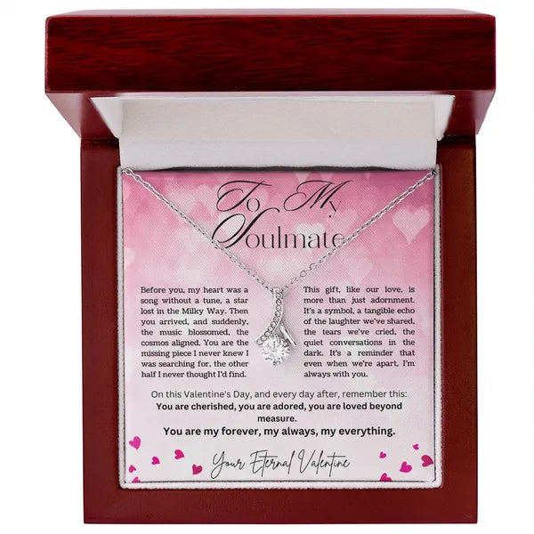 For my Soulmate, Valentine's Alluring Beauty Tear Drop Necklace Available in 14K white gold, 18k yellow gold finishes. Style 6,Necklaces,The Gift Dimension