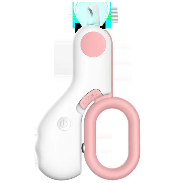 LED Illuminating Mini Dog/Cat Nail Trimmer- Lights up Wick in Nail !,Pet Grooming Tools,The Gift Dimension