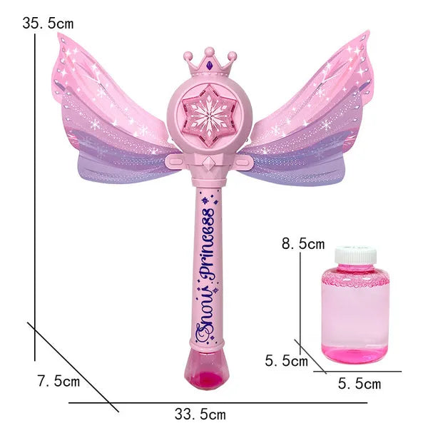 Snow Princess Magical Fairy Bubble Wand,Bubble Wand,The Gift Dimension