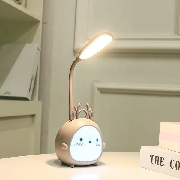 LED Kawaii Wild Animal Night Light-4 Colors-4 Wild Animal Styles,Desk Lamp,The Gift Dimension