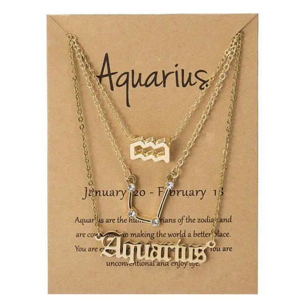 Zodiac Sign Necklace,Necklace,The Gift Dimension