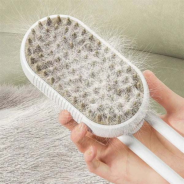 Cat/Dog Steam Brush 3 In 1 Electric Pet Hair Brushes- For Massage, Grooming, Comb, Hair Removal,Pet Grooming Brush,The Gift Dimension