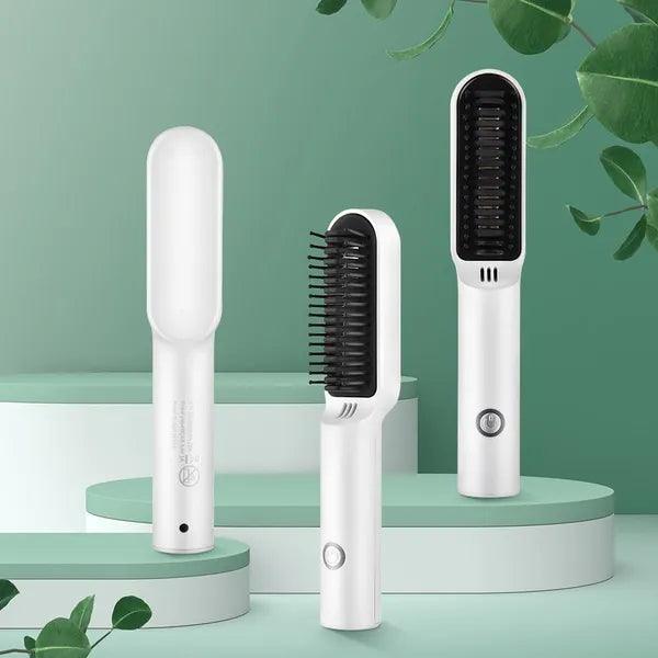 Wireless Heating Hair Styling Comb,,The Gift Dimension