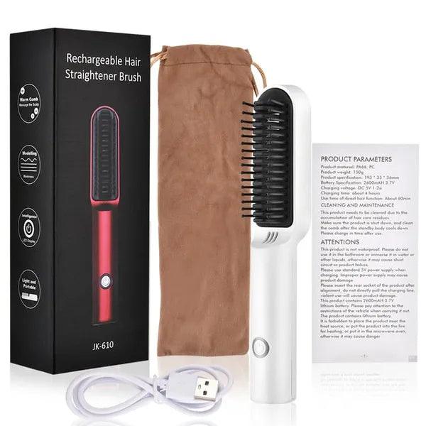 Wireless Heating Hair Styling Comb,,The Gift Dimension
