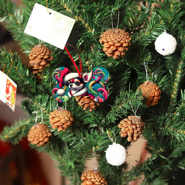 Santa Suit Teacup Chihuahua Ornament,,The Gift Dimension