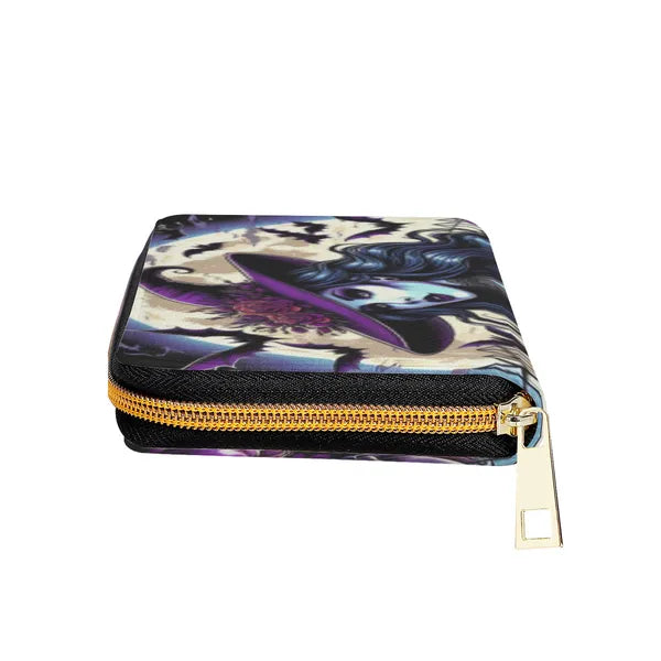 Witchy Vibes Zip up Wallet and Card Holder,Zipper Wallet,The Gift Dimension