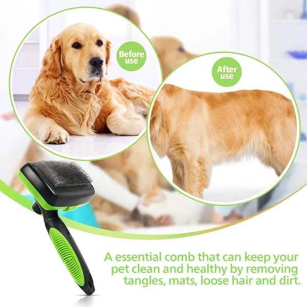 Self Cleaning Dog Brush,,The Gift Dimension