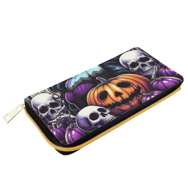 Witchy Vibes Zip up Wallet and Card Holder,Zipper Wallet,The Gift Dimension