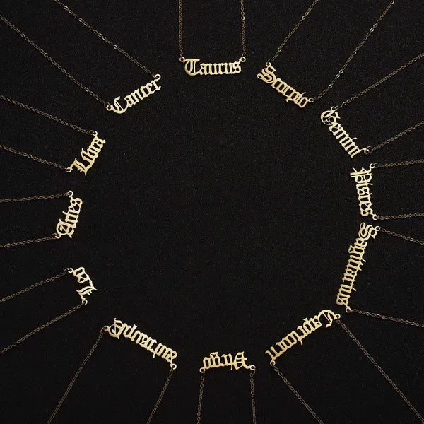 Zodiac Sign Necklace,Necklace,The Gift Dimension
