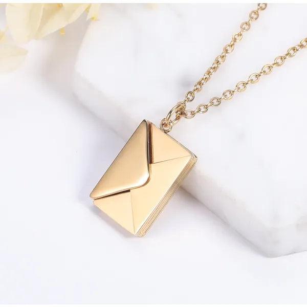 Envelope Necklace,Necklace,The Gift Dimension
