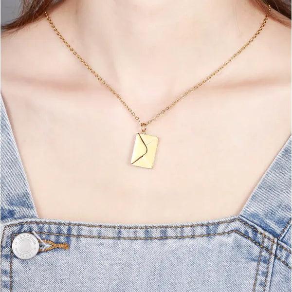 Envelope Necklace,Necklace,The Gift Dimension