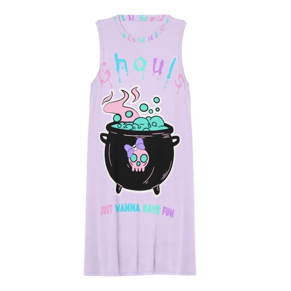 Ghouls Wanna Have Fun Halloween T-Shirt,T-Shirt Dress,The Gift Dimension