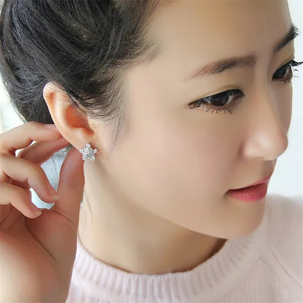 Holiday Snowflake Stud Earrings- 5 Styles Available,Jewelry,The Gift Dimension