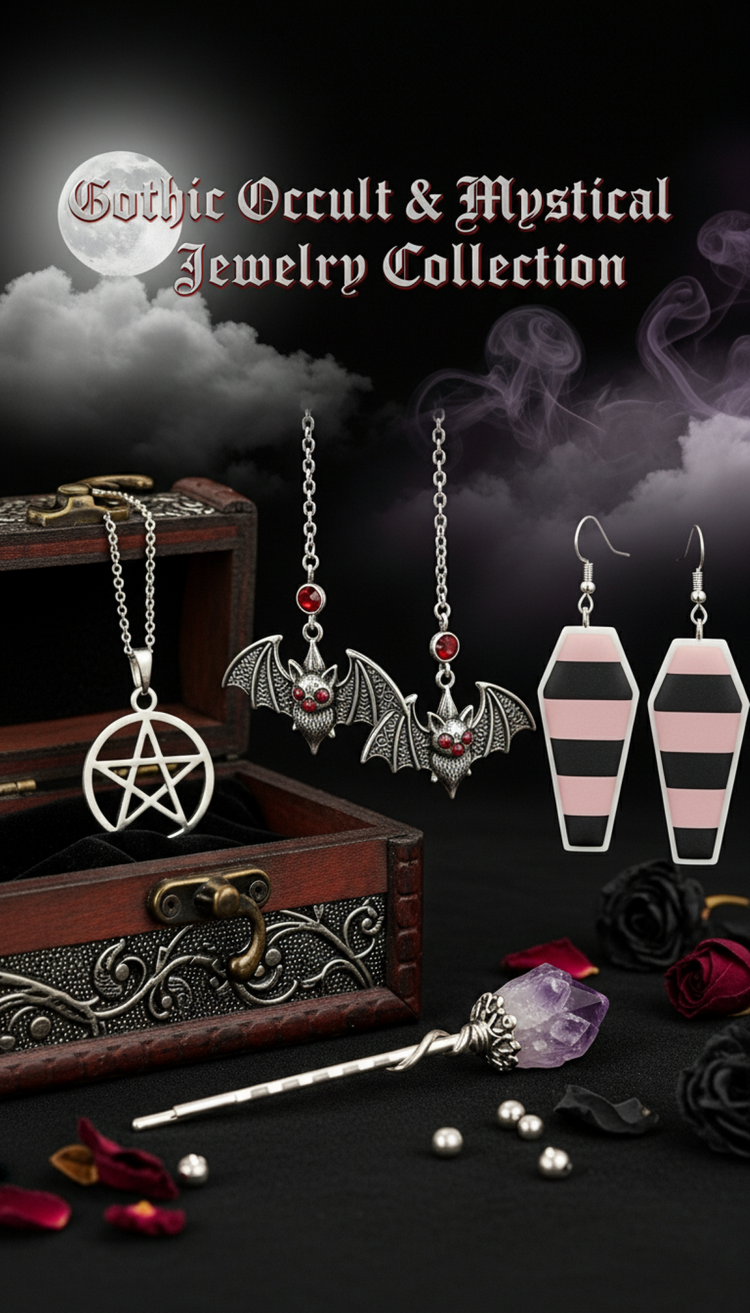 Gothic Occult Jewelry Collection Image