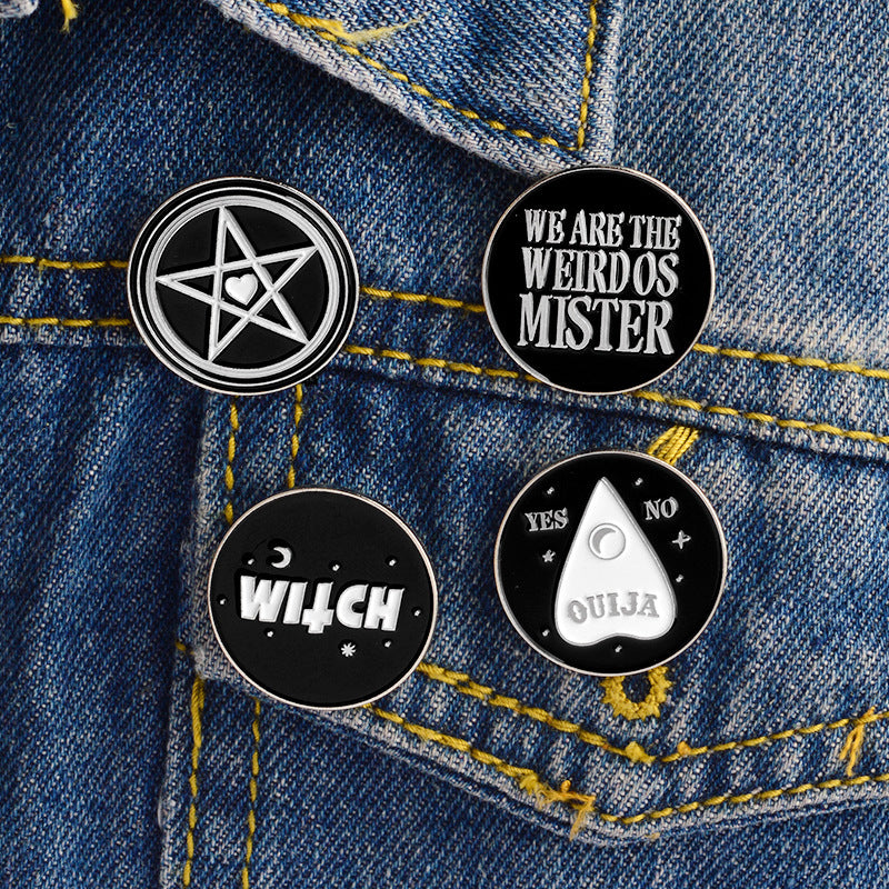 Fashion Witchy Vibes Enamel Pins- Multiple styles