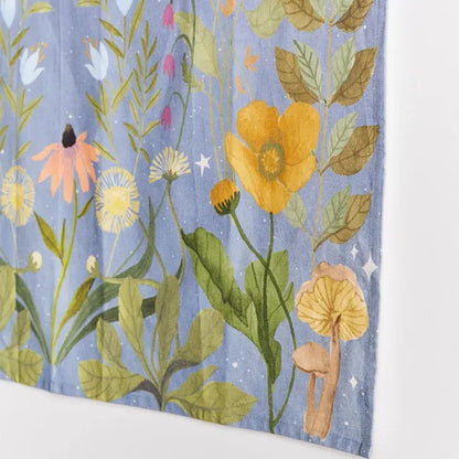 Psychedelic decorative flower wall with stars and moonlight,0,The Gift Dimension
