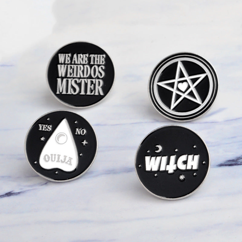 Fashion Witchy Vibes Enamel Pins- Multiple styles
