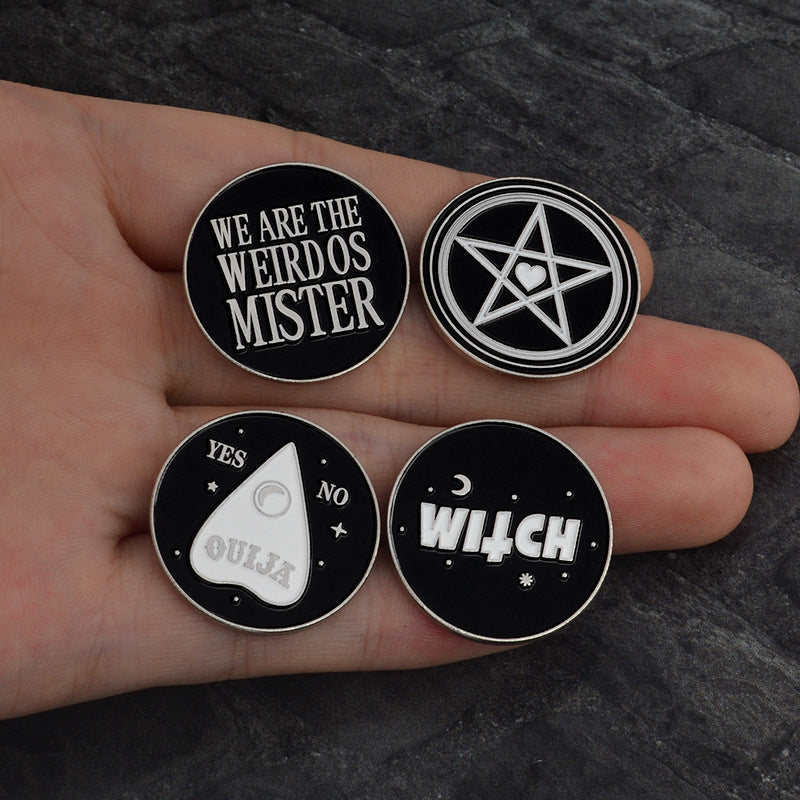 Fashion Witchy Vibes Enamel Pins- Multiple styles