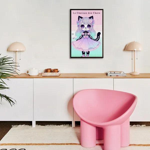 Le Chateau de Chats,Diamond Painting,The Gift Dimension