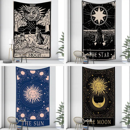 Tarot Deck Card Tapestry/Bohemian Style Wall Decor- 13 styles,Wall Tapestry,The Gift Dimension