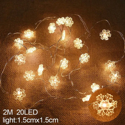 Snowflakes LED Christmas Lights,,The Gift Dimension