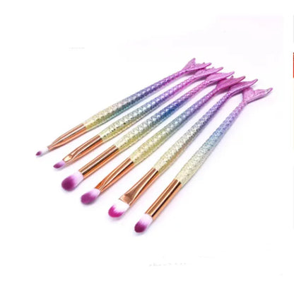 Mermaid Makeup Brushes,Makeup Brush Set,The Gift Dimension