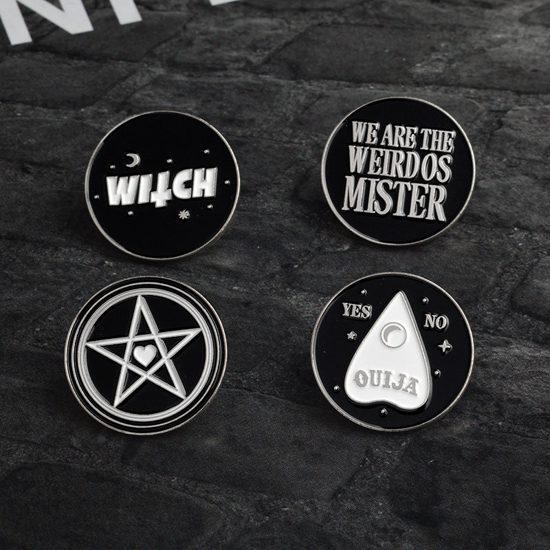 Fashion Witchy Vibes Enamel Pins- Multiple styles