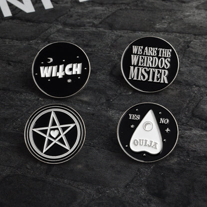 Fashion Witchy Vibes Enamel Pins- Multiple styles
