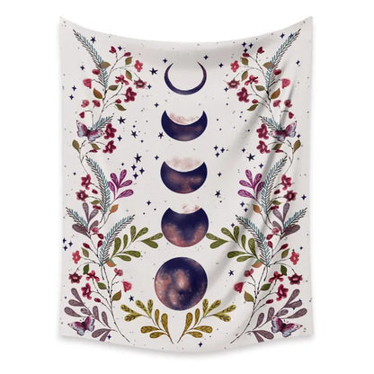 Psychedelic decorative flower wall with stars and moonlight,0,The Gift Dimension