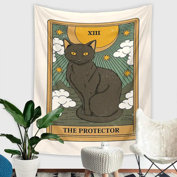 Cat Style Tarot Deck Tapestry/Bohemian Wall Decor-11 Styles,Wall Tapestry,The Gift Dimension