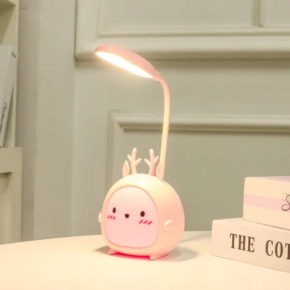 LED Kawaii Wild Animal Night Light-4 Colors-4 Wild Animal Styles,Desk Lamp,The Gift Dimension