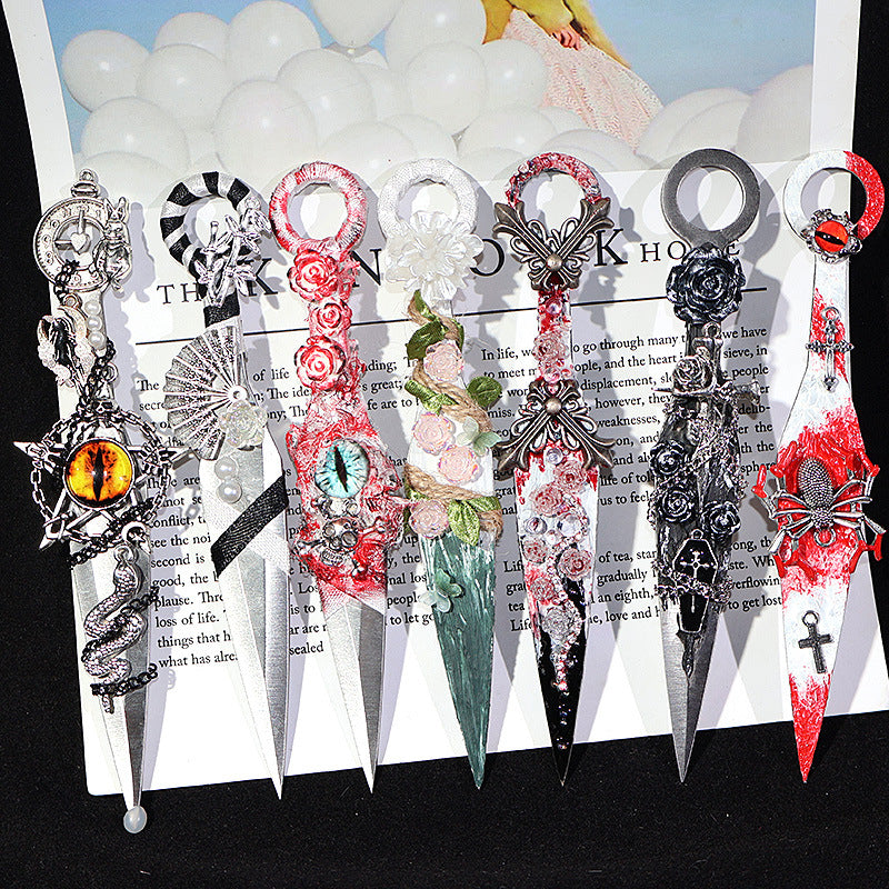 Decorative Athame Set of 7 unique Athames