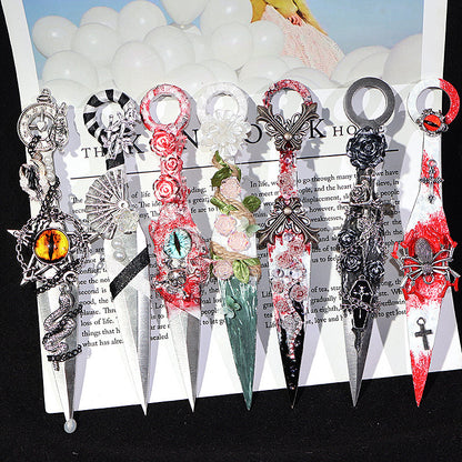 Decorative Athame Set of 7 unique Athames