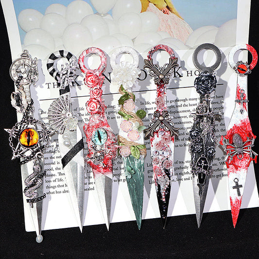 Decorative Athame Set of 7 unique Athames