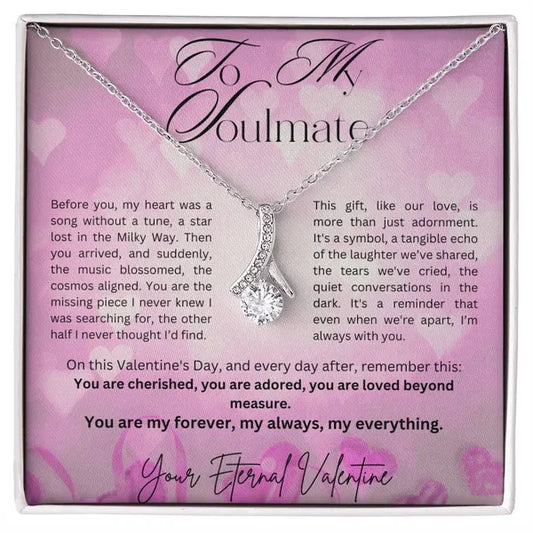 For my Soulmate, Valentine's Alluring Beauty Tear Drop Necklace Available in 14K white gold, 18k yellow gold finishes. Style 8,Necklaces,The Gift Dimension