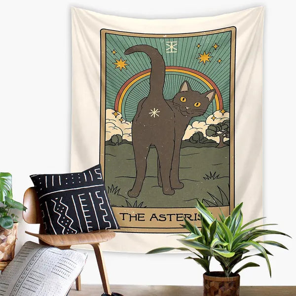 Cat Style Tarot Deck Tapestry/Bohemian Wall Decor-11 Styles,Wall Tapestry,The Gift Dimension